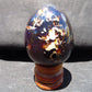 121gr Shaped Egg 70x56 mm Indonesian Blue Amber for Healing TR18
