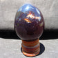 121gr Shaped Egg 70x56 mm Indonesian Blue Amber for Healing TR18