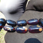 355 gr Big Necklace Indonesian Purple Blue Amber for Healing A9K65