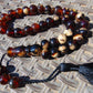 49 gr Hand Tasbih 33+3 Beads 12 mm Indonesian Dark White Amber for Healing TB12i1