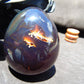 121gr Shaped Egg 70x56 mm Indonesian Blue Amber for Healing TR18