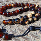 49 gr Hand Tasbih 33+3 Beads 12 mm Indonesian Dark White Amber for Healing TB12i1