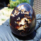 121gr Shaped Egg 70x56 mm Indonesian Blue Amber for Healing TR18