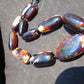 173 gram Small Beads Combination Necklace Indonesian White purple blue Amber for Healing A11K45
