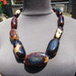 173 gram Small Beads Combination Necklace Indonesian White purple blue Amber for Healing A11K45