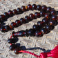 46 gr Hand Tasbih 33+3 Beads 12 mm Indonesian Dark Red Amber for Healing FR69