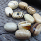 206 gram Small Beads Combination Necklace Indonesian White Amber for Healing A11K43