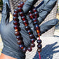 46 gr Hand Tasbih 33+3 Beads 12 mm Indonesian Dark Red Amber for Healing FR69