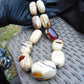 206 gram Small Beads Combination Necklace Indonesian White Amber for Healing A11K43