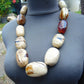 206 gram Small Beads Combination Necklace Indonesian White Amber for Healing A11K43