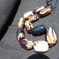 160 gram Small Beads Combination Necklace Indonesian Dark White Amber for Healing A11K36