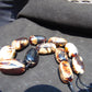 160 gram Small Beads Combination Necklace Indonesian Dark White Amber for Healing A11K36