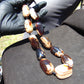 160 gram Small Beads Combination Necklace Indonesian Dark White Amber for Healing A11K36