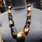 160 gram Small Beads Combination Necklace Indonesian Dark White Amber for Healing A11K36