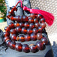 47 gr Hand Tasbih 33+3 Beads 12 mm Indonesian Red Amber for Healing FR67
