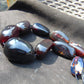385 gr Big Necklace Indonesian Dark Red Amber for Healing A9K64