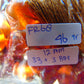 46 gr Hand Tasbih 33+3 Beads 12 mm Indonesian Yellow Red Amber for Healing FR68
