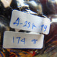 174 gr Small Beads Combination Necklace Indonesian Dark Red Amber for Healing A25K49