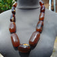 169 gram Small Beads Combination Necklace Indonesian Caramel Red Amber for Healing A11K39
