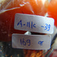 169 gram Small Beads Combination Necklace Indonesian Caramel Red Amber for Healing A11K39