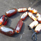 162 gram Small Beads Combination Necklace Indonesian White Red blue Amber for Healing A11K40