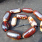 162 gram Small Beads Combination Necklace Indonesian White Red blue Amber for Healing A11K40
