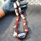 162 gram Small Beads Combination Necklace Indonesian White Red blue Amber for Healing A11K40