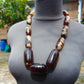 162 gram Small Beads Combination Necklace Indonesian White Red blue Amber for Healing A11K40