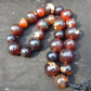 176 gr Small Beads Combination Necklace Indonesian Red Amber for Healing A25K48