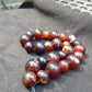 176 gr Small Beads Combination Necklace Indonesian Red Amber for Healing A25K48