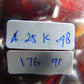 176 gr Small Beads Combination Necklace Indonesian Red Amber for Healing A25K48