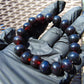 18 Gram 18 small Beads Bracelet Indonesian Cherry Red Amber 12 mm for Healing FR97