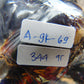 344 gr Big Necklace Indonesian Dark Blue Amber for Healing A9K69