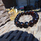 17 Gram 18 small Beads Bracelet Indonesian Dark Red Amber 12 mm for Healing FR90