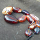 204 gr Small Beads Combination Necklace Indonesian Yellow Blue Amber for Healing A11K71