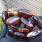 204 gr Small Beads Combination Necklace Indonesian Yellow Blue Amber for Healing A11K71