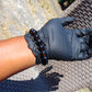 17 Gram 18 small Beads Bracelet Indonesian Dark Red Amber 12 mm for Healing FR90