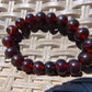 18 Gram 18 small Beads Bracelet Indonesian Blue Cherry Red Amber for Healing FR98