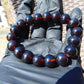 18 Gram 18 small Beads Bracelet Indonesian Cherry Red Amber 12 mm for Healing FR95