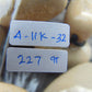 227 gram Small Beads Combination Necklace Indonesian White Amber for Healing A11K32