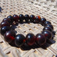 18 Gram 18 small Beads Bracelet Indonesian Cherry Red Amber 12 mm for Healing FR94
