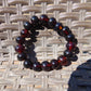 19 Gram 18 small Beads Bracelet Indonesian Cherry Red Amber 12 mm for Healing FR93