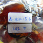 142 gr Small Beads Combination Necklace Indonesian Yellow Blue Amber for Healing A13K56