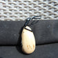 23  gr Teardrop Pendant Indonesian blue white Amber for Healing 25Y15