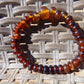 17 Gram 33 small Beads Bracelet Tasbih Indonesian Yellow Red Amber for Healing BT8