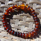 17 Gram 33 small Beads Bracelet Tasbih Indonesian Yellow Red Amber for Healing BT8