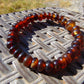17 Gram 33 small Beads Bracelet Tasbih Indonesian Yellow Red Amber for Healing BT8