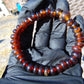 17 Gram 33 small Beads Bracelet Tasbih Indonesian Yellow Red Amber for Healing BT8