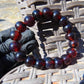 18 Gram 18 small Beads Bracelet Indonesian Cherry Red Amber 12 mm for Healing FR89