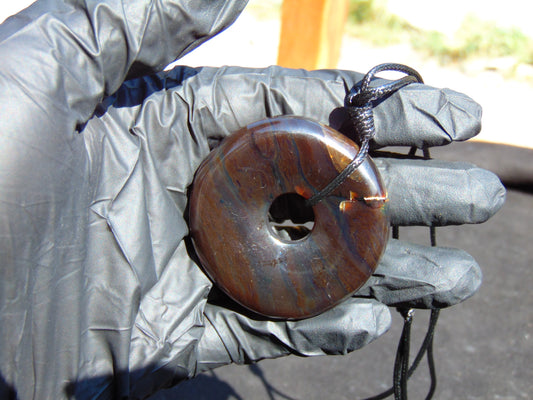 19 gr Donut Pendant Indonesian Amber for Healing 25Y245